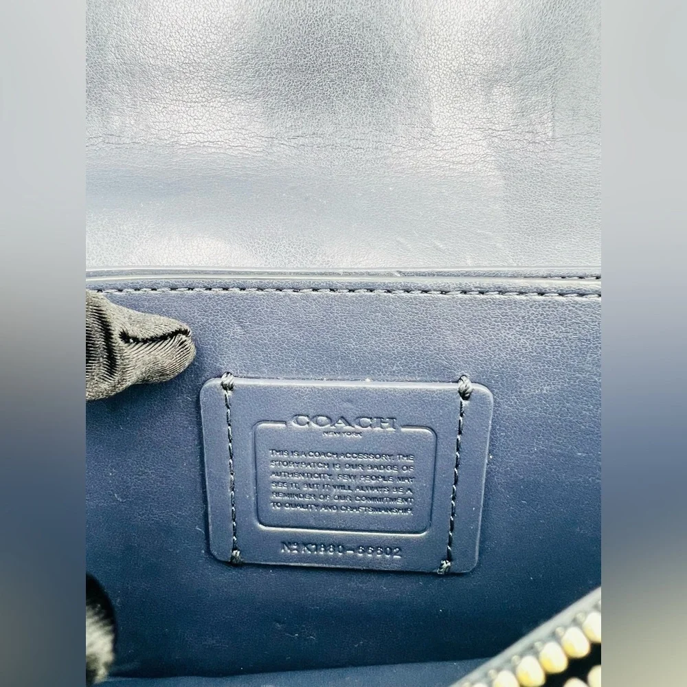 Coach Callie Foldover Chain Clutch/Crossbody Bag - Picture 9 of 10